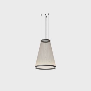 Vibia LED hanglamp ARRAY beige 71 x 55 cm kegel 927 dimbaar