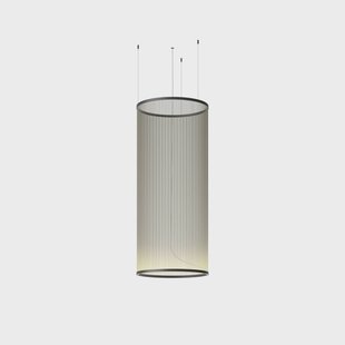 Vibia LED hanglamp ARRAY groen 193 x 83 cm cilinder 927 dimbaar