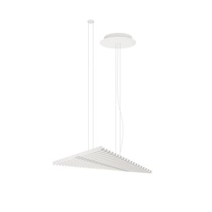 Vibia LED hanglamp RHYTHM, wit, 93 x 47 cm, 927 dimbaar