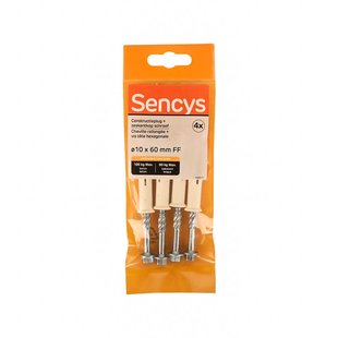 Sencys Frameplug Nylon - Diam. 10x60mm - 4 Stuks