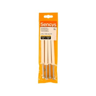 Sencys Frameplug Nylon - Diam. 10x140mm - 4 Stuks