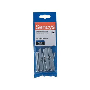 Sencys Tuimelplug Staal - Diam. 5x50mm - 5 Stuks