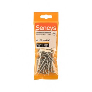 Sencys Plug Nylon - Diam. 6x30mm - 30 Stuks