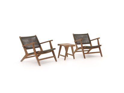 Bellagio Elcito lounge balkonset 3-delig - Laagste prijsgarantie!