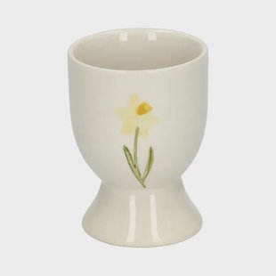 Eierdopje, steengoed, narcis en druif,&Oslash;5 x H 6,5 cm