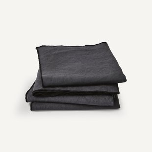 Set van 4 servetten in gewassen linnen, Suzy