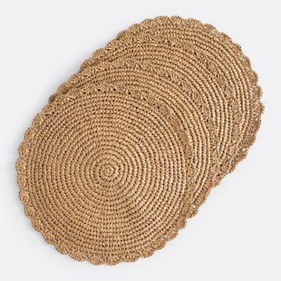 Set van 4 placemats in papier, Solia