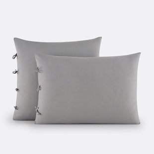 Effen kussensloop te strikken in katoen , Scenario