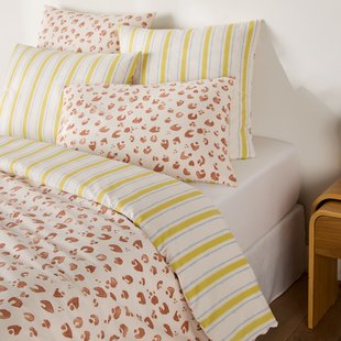 Dekbedovertrek in katoen, luipaardprint, JAVAD