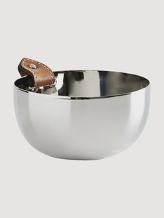 Schaal Wyatt met leren handvat