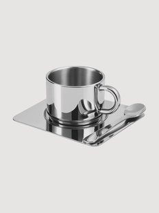 Handgemaakt koffiekopje &amp; schoteltje Eternal