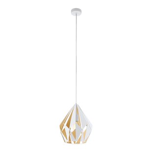 Eglo Design Hanglamp Carlton 1 - Goud - Staal - 31cm - E27