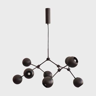 101 Copenhagen Drop Chandelier Globe kroonluchter mini Burned black