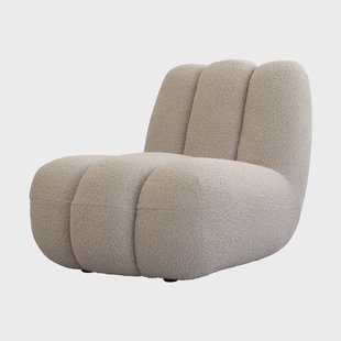 101 Copenhagen Toe loungefauteuil bouclé Smoked sand