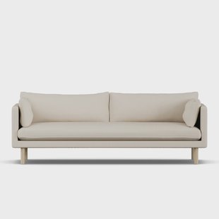 1898 Linnevik sofa Jump Beige 1956-witgeoliede eiken, 4-zits