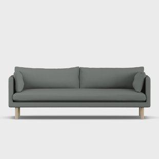 1898 Linnevik sofa Caleido Grey 1240-witgeoliede eiken, 4-zits