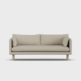 1898 Linnevik sofa Bern Beige 0341-witgeoliede eiken, 3-zits