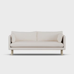 1898 Linnevik sofa Caleido Beige 9600-witgeoliede eiken, 3-zits