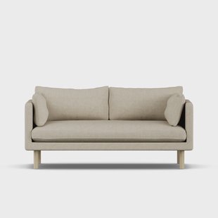 1898 Linnevik sofa Bern Beige 0341-witgeoliede eiken, 2-zits