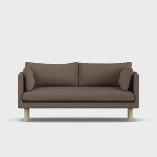 1898 Linnevik sofa Jump Brown 1955 1955-witgeoliede eiken, 2-zits