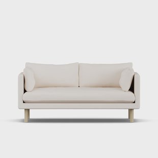 1898 Linnevik sofa Caleido Beige 9600-witgeoliede eiken, 2-zits