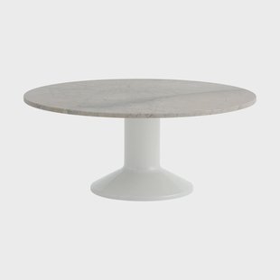 Muuto Midst salontafel Grey marble-grey, Ø90 cm
