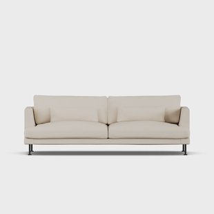 1898 Bredhult sofa Same Beige 6670-zwart staal, 3-zits