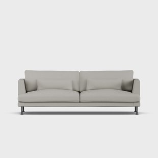 1898 Bredhult sofa Same Grey 6673-zwart staal, 3-zits