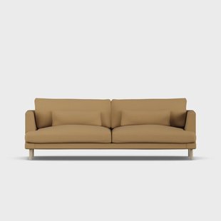 1898 Bredhult sofa Same Ochre 6676-witgeoliede eiken, 3-zits