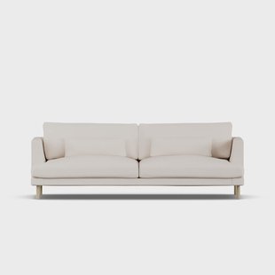 1898 Bredhult sofa Same Off White 6671-witgeoliede eiken, 3-zits
