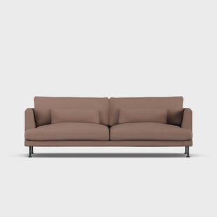 1898 Bredhult sofa Same Rust 6675-zwart staal, 3-zits