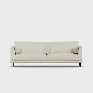 1898 Bredhult sofa Oslo Nature 1540-zwart staal, 3-zits