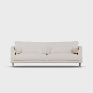 1898 Bredhult sofa Caleido Beige 9600-witgeoliede eiken, 3-zits