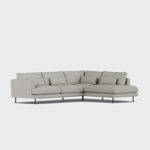 1898 Bredhult sofa Same Grey 6673-zwart staal, 3-zits A1