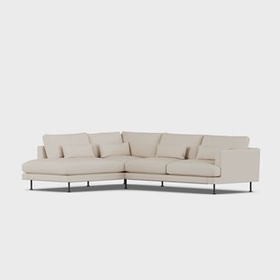 1898 Bredhult sofa Same Beige 6670-zwart staal, 3-zits A2