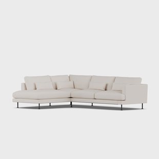 1898 Bredhult sofa Same Off White 6671-zwart staal, 3-zits A2