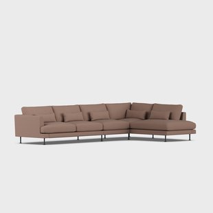 1898 Bredhult sofa Same Rust 6675-zwart staal, 4-zits B1