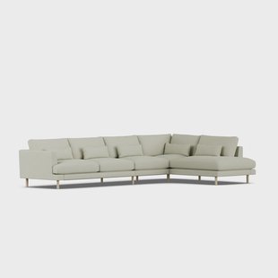 1898 Bredhult sofa Luiza Beige 3981-witgeoliede eiken, 4-zits B1