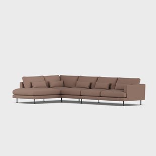 1898 Bredhult sofa Same Rust 6675-zwart staal, 4-zits B2