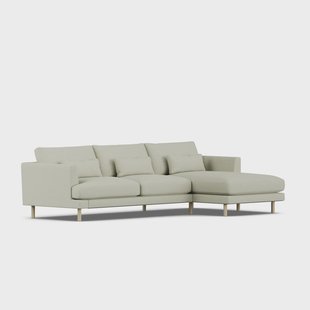 1898 Bredhult sofa Luiza Beige 3981-witgeoliede eiken, 2,5-zits C1