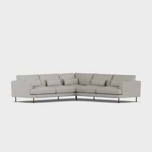 1898 Bredhult sofa Same Grey 6673-zwart staal, hoekbank F