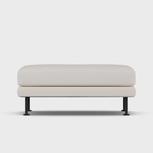 1898 Bredhult voetenbank Caleido Beige 9600-zwart staal