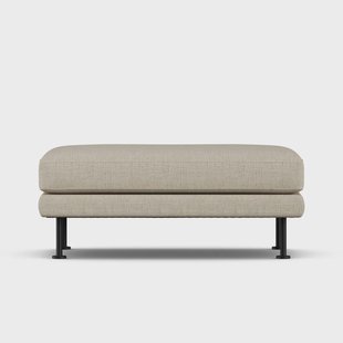 1898 Bredhult voetenbank Bern Beige 0341-zwart staal