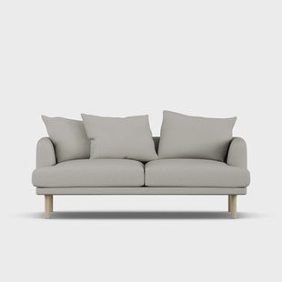 1898 Sjövik sofa Same Grey 6673-witgeoliede eiken, 2,5-zits