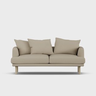 1898 Sjövik sofa Same Sand 6672-witgeoliede eiken, 2,5-zits