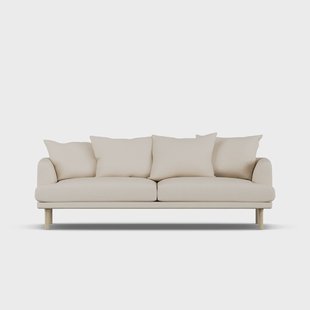 1898 Sjövik sofa Same Beige 6670-witgeoliede eiken, 3-zits