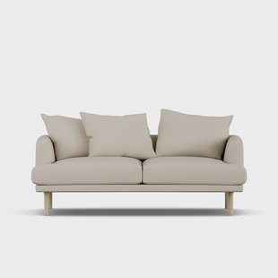 1898 Sjövik sofa Jump Beige 1956-witgeoliede eiken, 2,5-zits