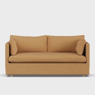 1898 Linnevik sofa Jump Honey 1959-witgeoliede eiken, 2-zits, met rok