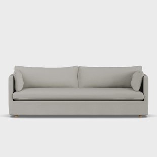 1898 Linnevik sofa Same Grey 6673-witgeoliede eiken, 4-zits, met rok