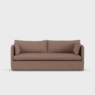 1898 Linnevik sofa Same Rust 6675-witgeoliede eiken, 3-zits, met rok
